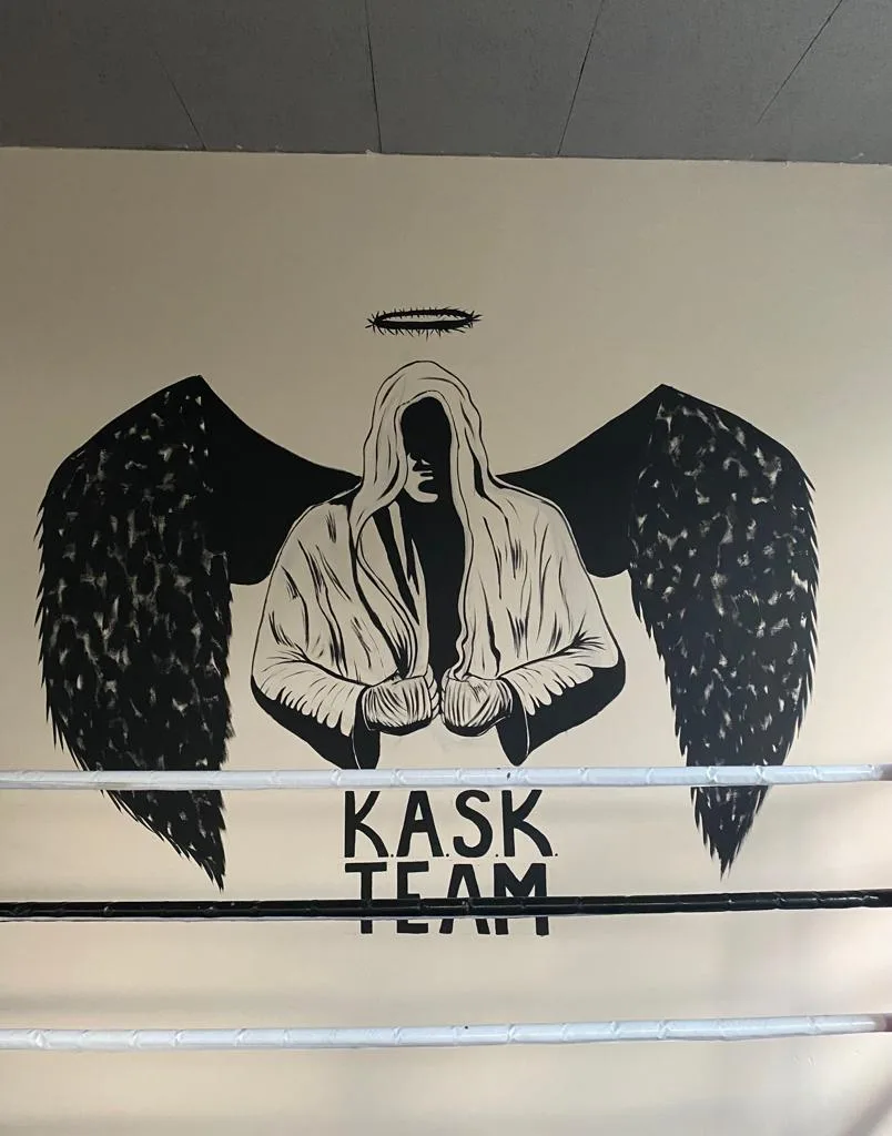 KASK Team duvar çizimi