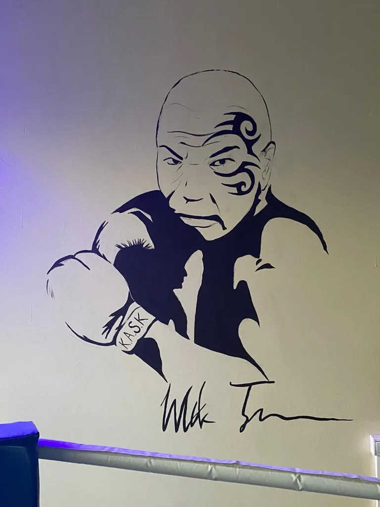 Mike Tyson duvar çizimi